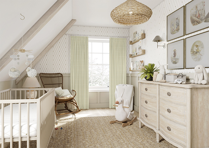 Puddle Down, Duck Stripe Shell - Made to Measure Curtains - Image 7